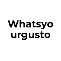 WHATSYOURGUSTO Promo Codes  WHATSYOURGUSTO Coupon Codes